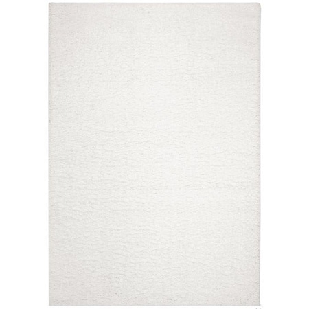 Safavieh 5 ft. 3 in. x 7 ft. 6 in. August Shag 900 Power-Loomed Rectangle Rug White AUG900A-5